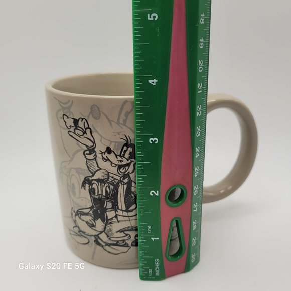 Disney Jerry Leigh Mickey Mouse Donald Duck Goofy Sketchy Mug - Picture 10 of 11